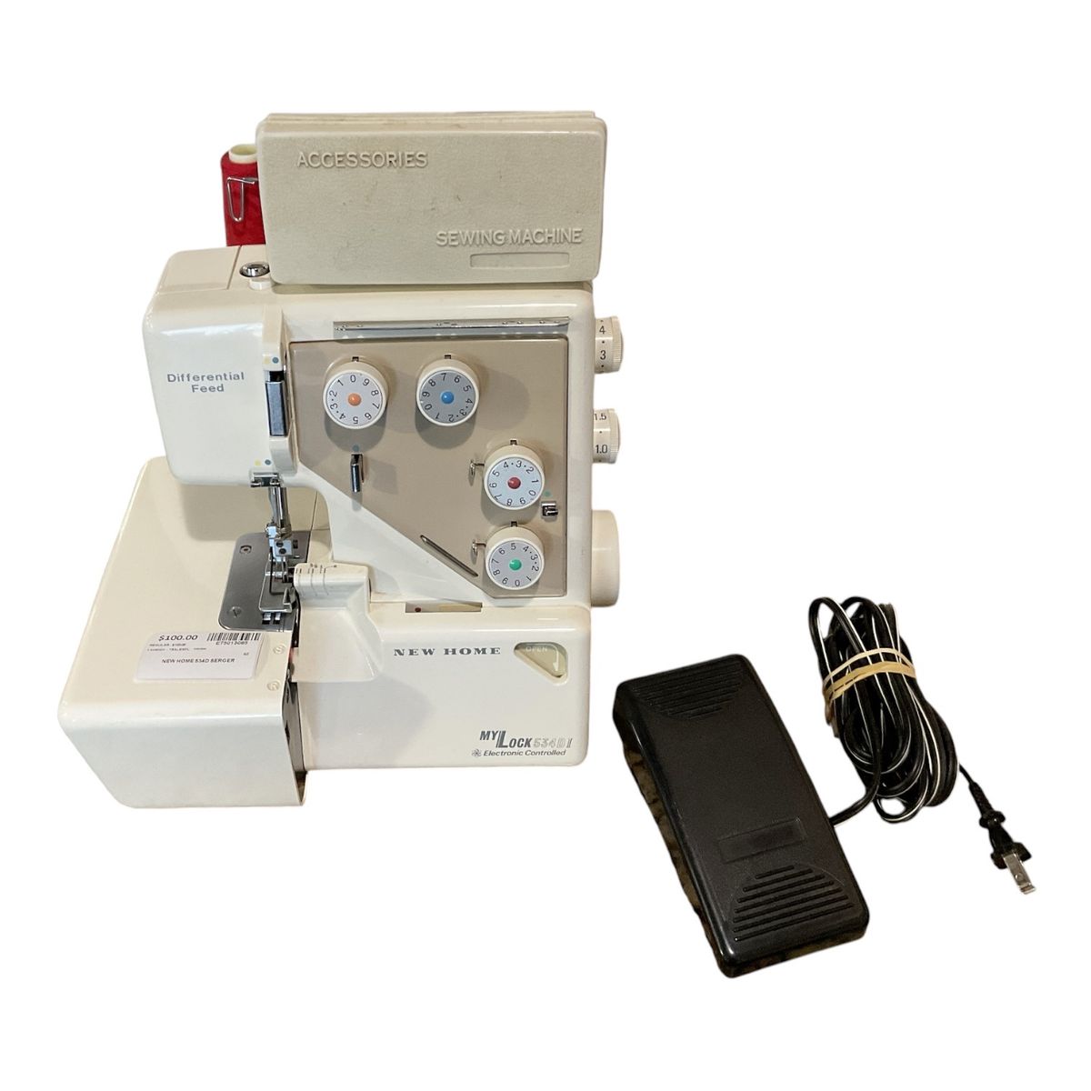 New Home MyLock 534D Electronic Controlled Differential Feed Serger Sewing Machine E75013085