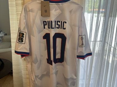 USA World Cup Edition Soccer Jersey Pulisic 10