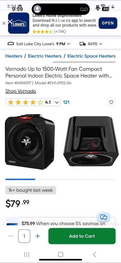 Small Room Heaters