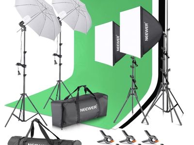 NEEWER Photography Lighting Kit (NK100) - (retail $165)
