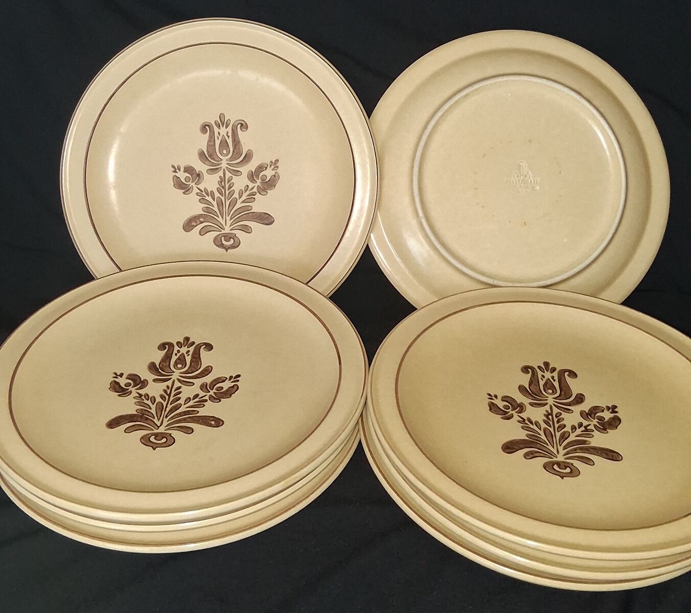 PFALTZGRAFF DINNER PLATES (VILLAGE PATTERN)