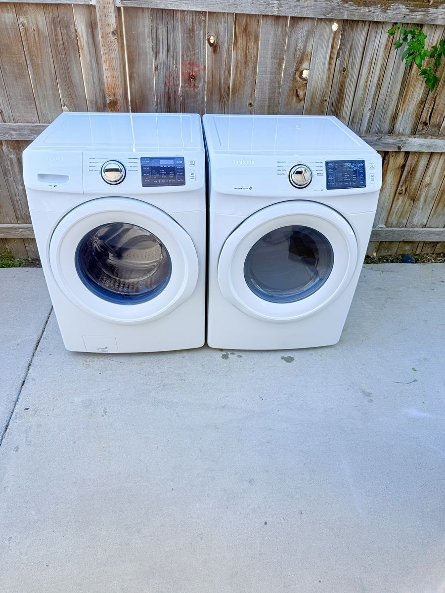 Samsung washer and electric dryer set