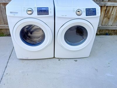 Samsung washer and electric dryer set