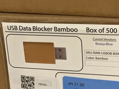 Bamboo USB Data Blocker Charge-Only Adapter Public Charger Security Protector