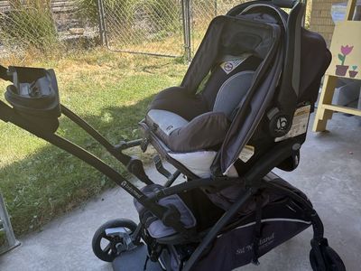 Baby Trend Sit N Stand Shopper Stroller with Car Seat