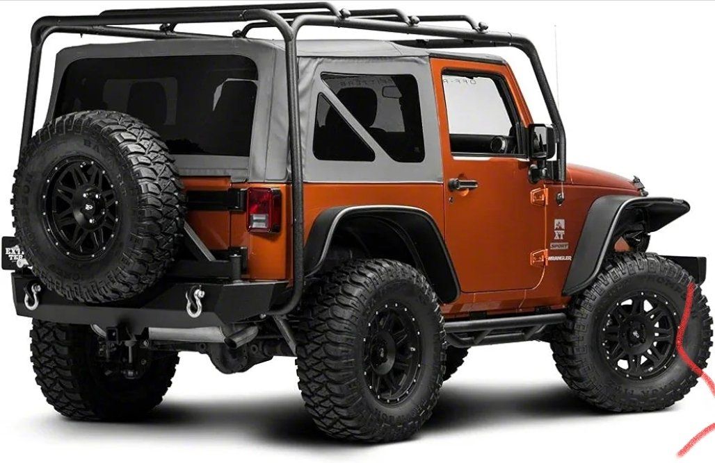 Barricade jk full length rack.
