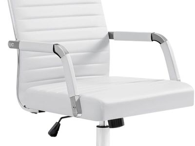 White Modern Office/Desk Chair
