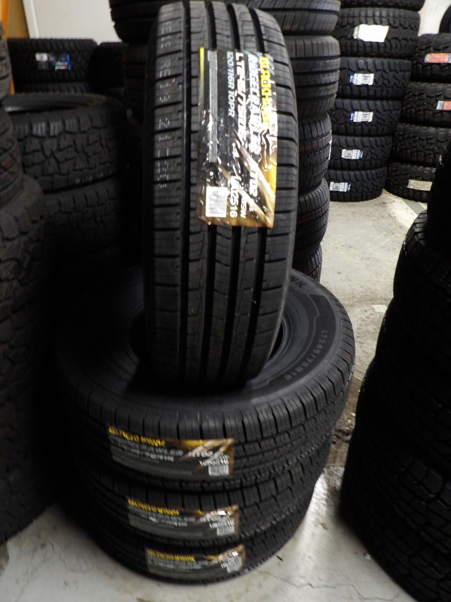 245/75R16 BLACKHAWK RIDGECRAWLER HT02 SET OF BRAND NEW TIRES