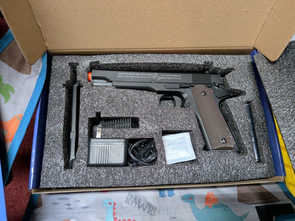 Colt Airsoft M1911 Electric Pistol Replica with Charger & Magazine