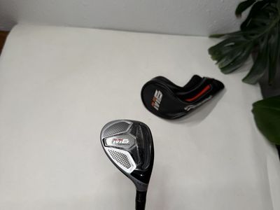 TaylorMade M6 4 Hybrid 22° Fujikura Atmos 6 Regular Graphite RH Headcover