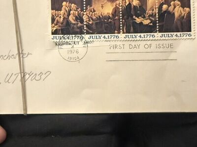 1976 Deceleration of Independence Stamps