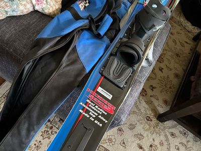 Horizon Radius 2S Slalom Ski, 64.25″ Super V Bottom, Adjustable Bindings, Cover