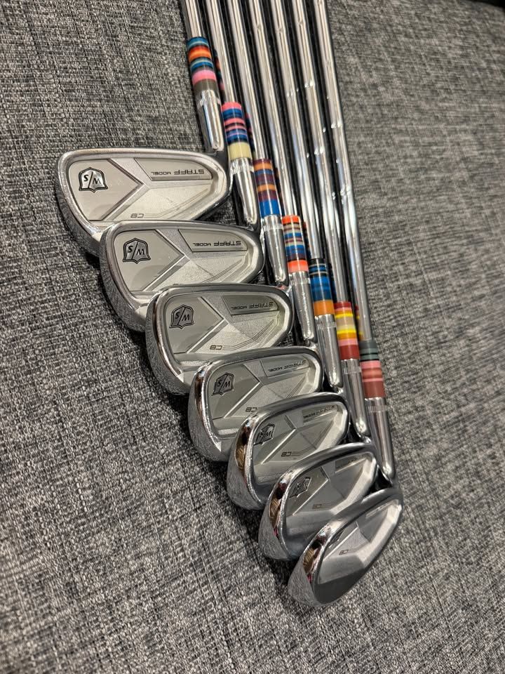 Wilson Staff Model CB Left Handed Iron Set 4-PW DG X100 +3/4"