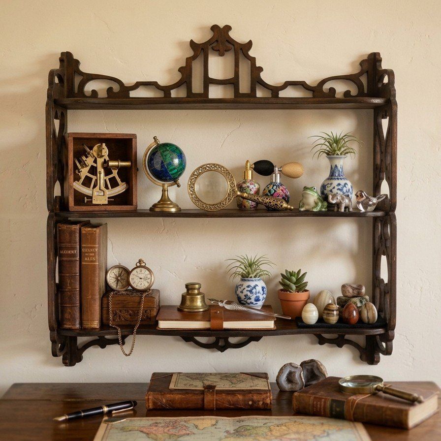 Gorgeous Vintage Wood Shelf