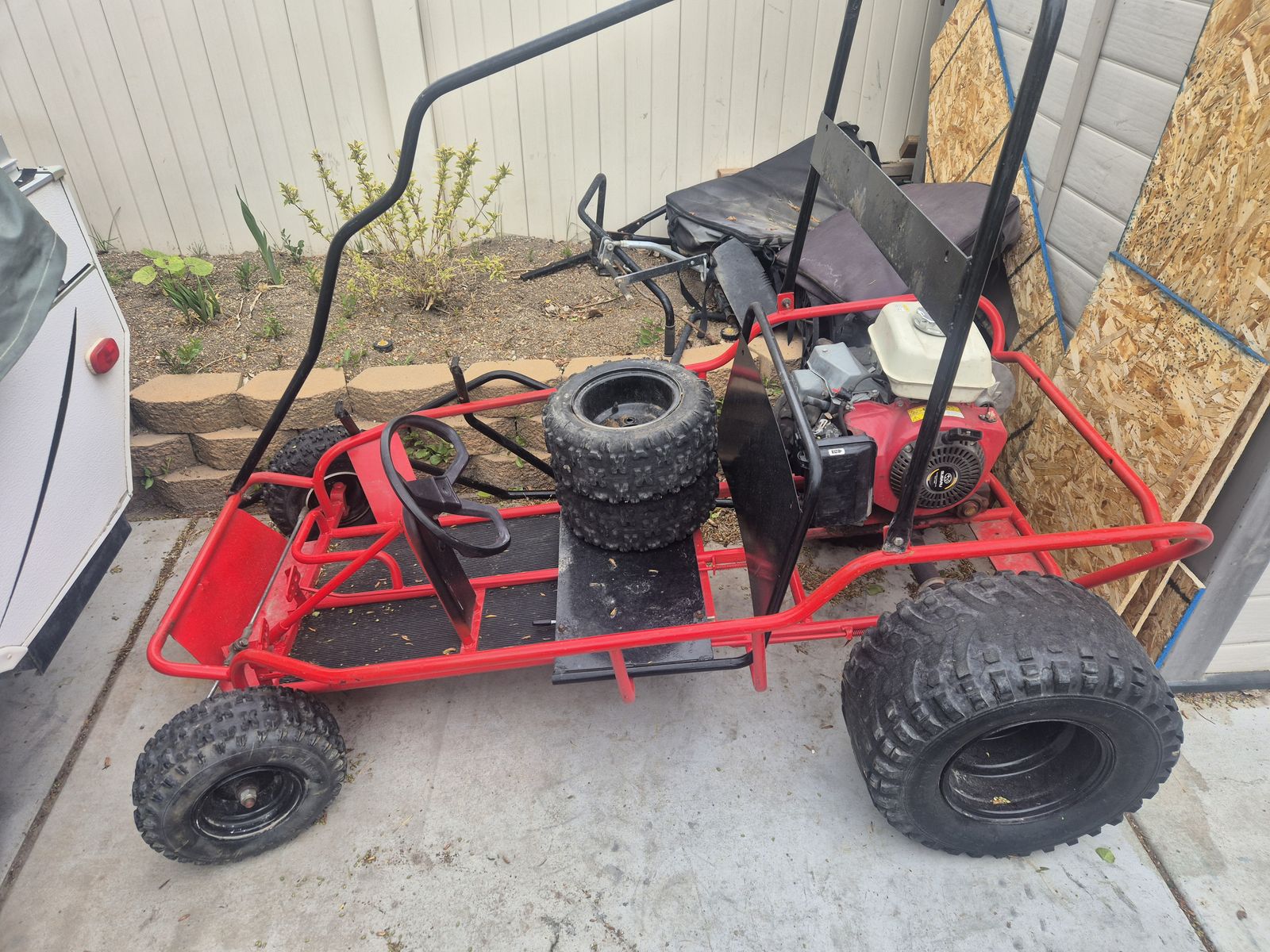 2-seat Go Kart project with 13hp Subaru Motor