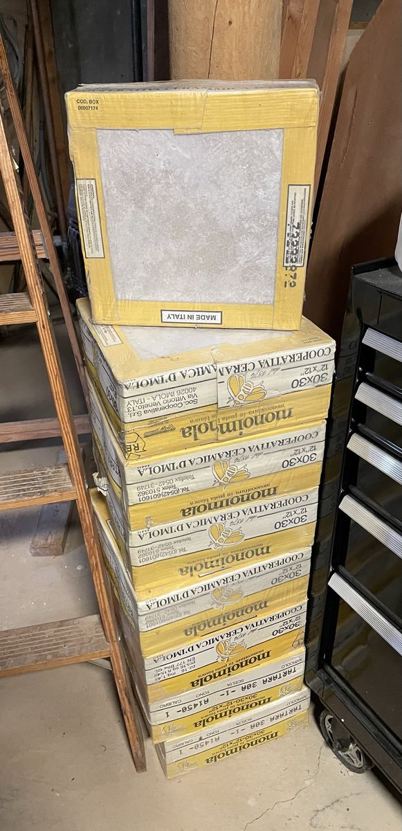 Rare Italian 12”x12” ceramic tile