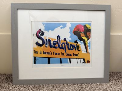 Snelgrove Ice Cream Store Framed Art Print 4/250 - American Landmark Pop Art Style -Stephanie Swift
