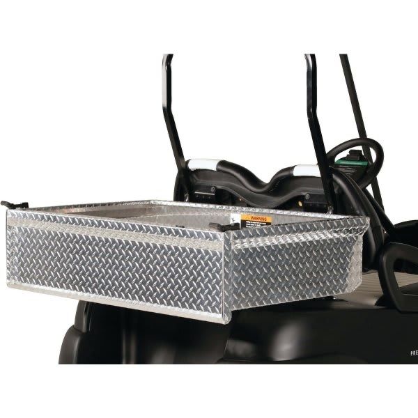 Diamond Plate Aluminum Golf Cart Rear Cargo Box/Storage Tray Club Car DS
