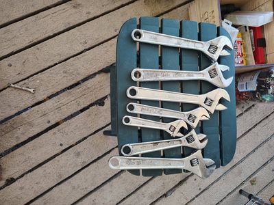 Adjustable Wrench Set - Various Sizes