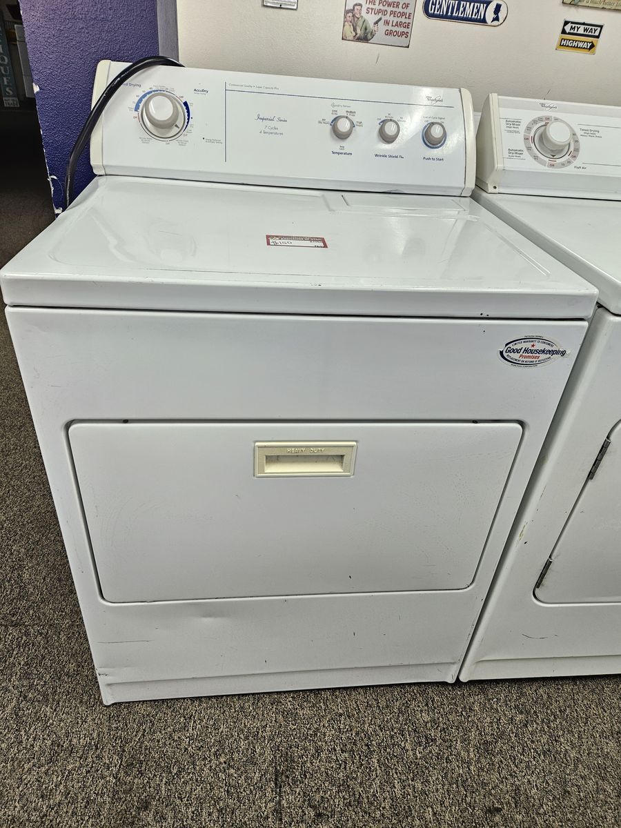 Whirlpool  Heavy Duty Electric Dryer - White
