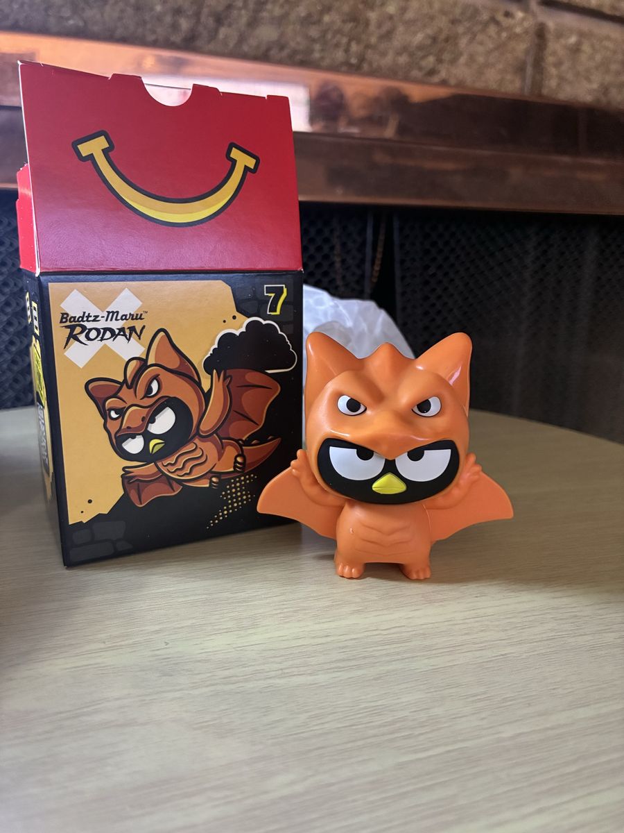 McDonald's Sanrio Badtz-Maru x Rodan Figure #7 with Box