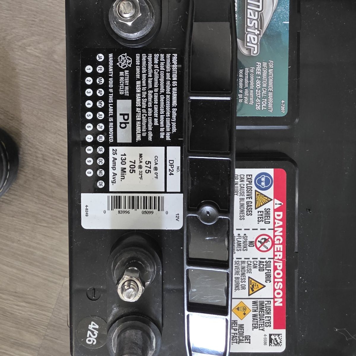 TWO 12volt deep cycle battery