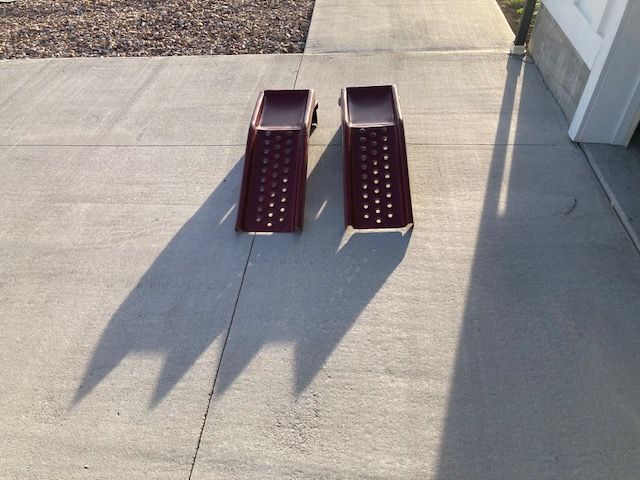 Steel car ramps