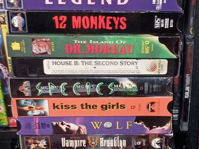 Horror sci-fi VHS tape lot $15 for all