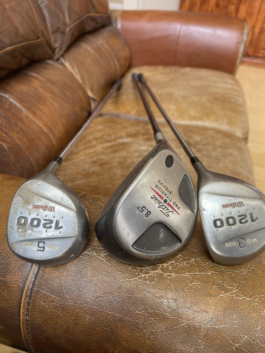 Titleist Pro Titanium 975J-VS 8.5 Driver & Wilson Gear Effect 1200 3 & 5 Woods