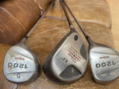 Titleist Pro Titanium 975J-VS 8.5 Driver & Wilson Gear Effect 1200 3 & 5 Woods