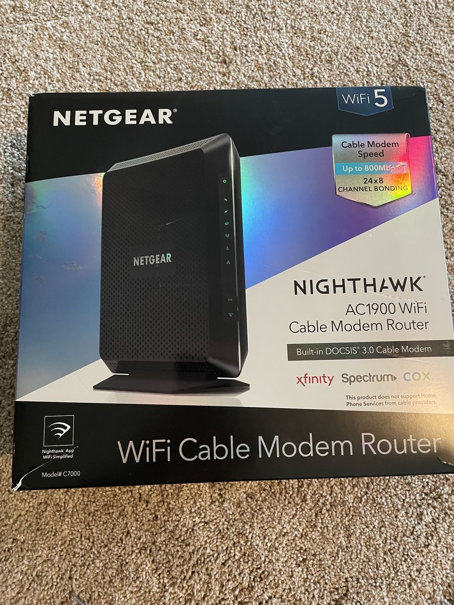 Netgear Nighthawk AC1900 Cable Modem/Router