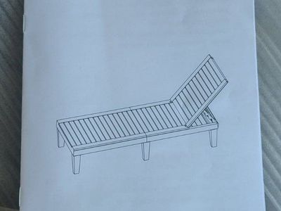 Brand New in Box Chaise Lounge Chair Set of 2 In Black