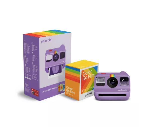 Brand New in Box Polaroid Go Everything Bundle Film Camera - Purple: Automatic Focus Instant Format