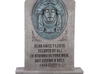 Halloween Disney Haunted Mansion Madame Leota HM Cemetery Graveyard Home Decor Decoration Prop