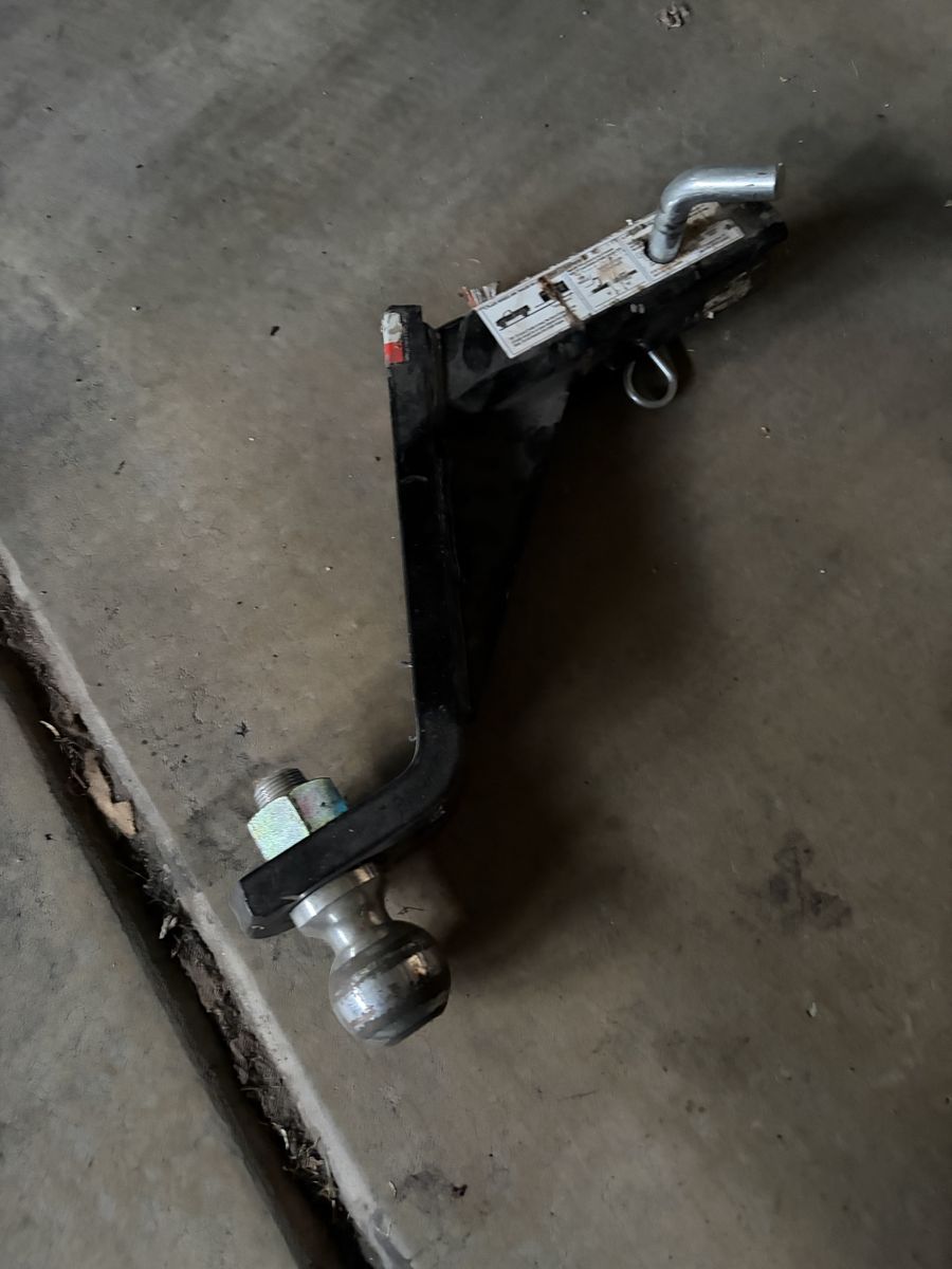 Trailer ball mount 7.75” drop with ball