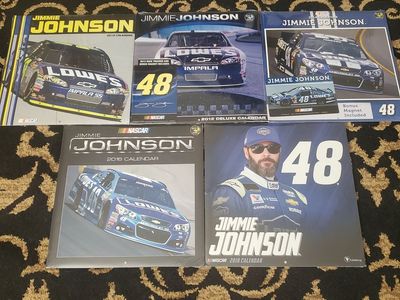 NASCAR Jimmie Johnson 48 Yearly Calanders Sealed