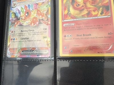 39 Evee and evolution Pokemon Cards