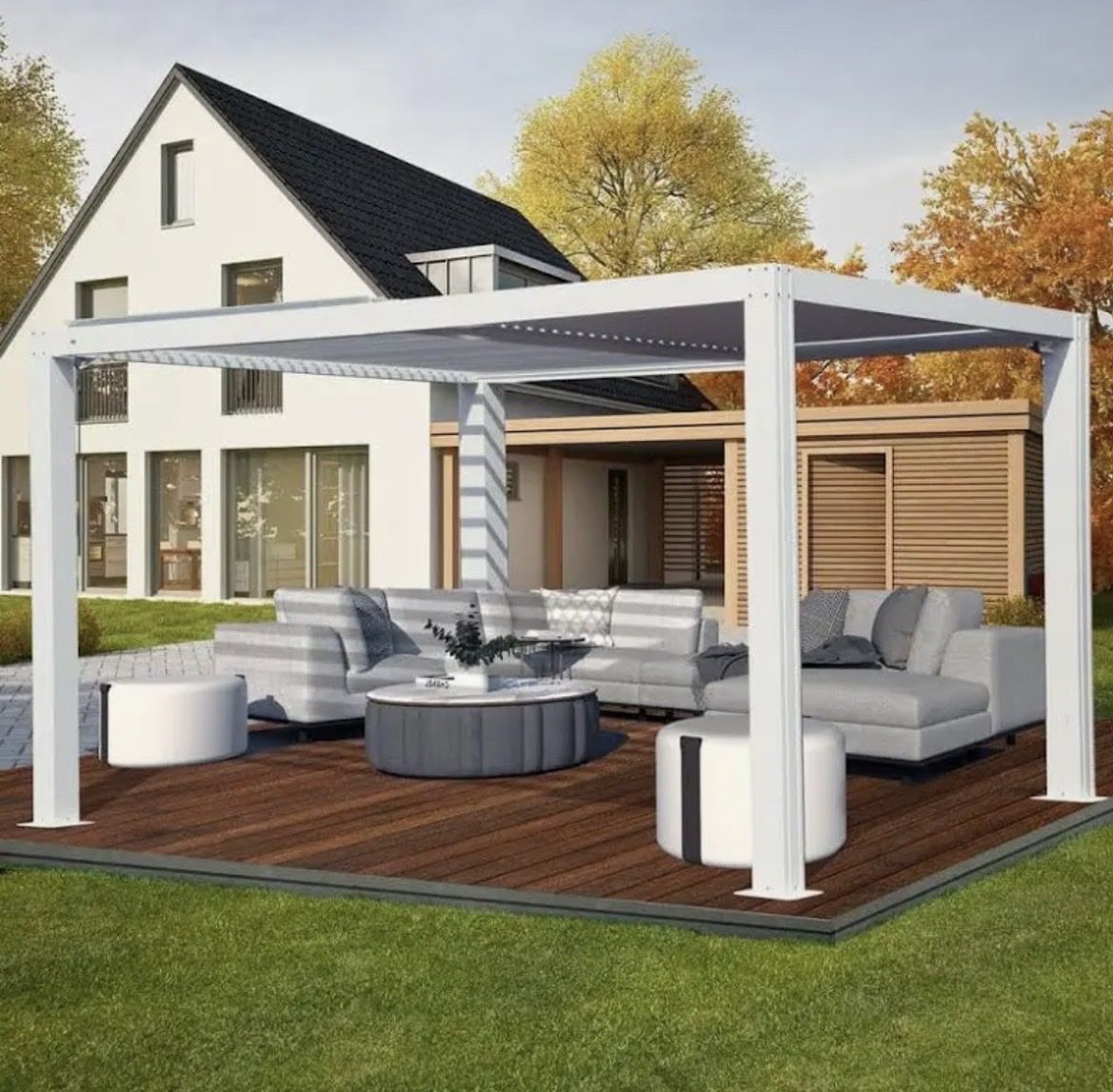 Louvered Pergola