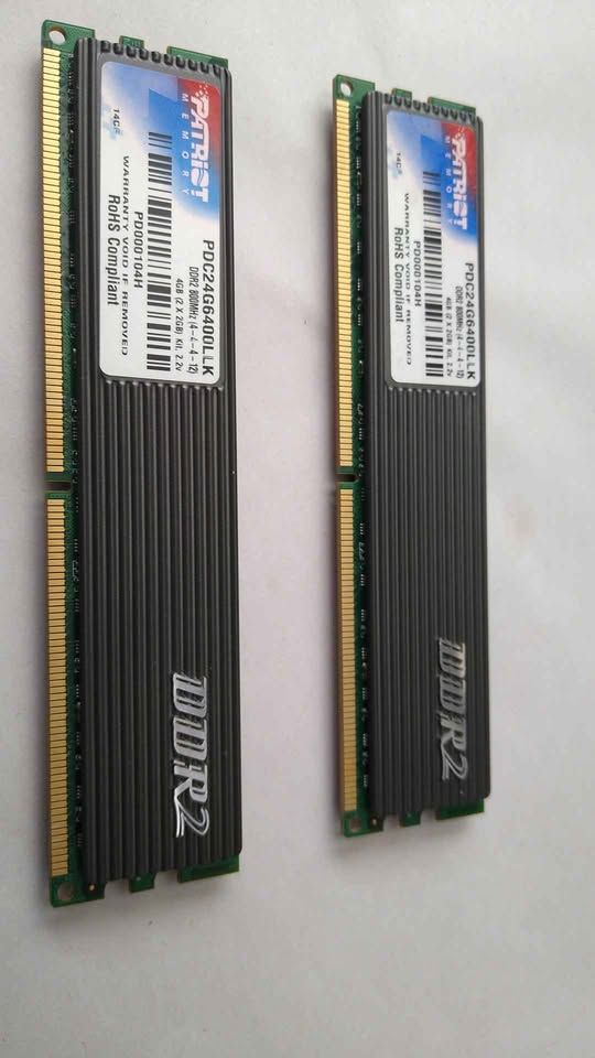 4gb DDR 2. (2gb x 2).