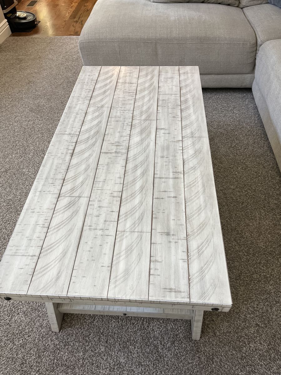 Coffee table and end tables