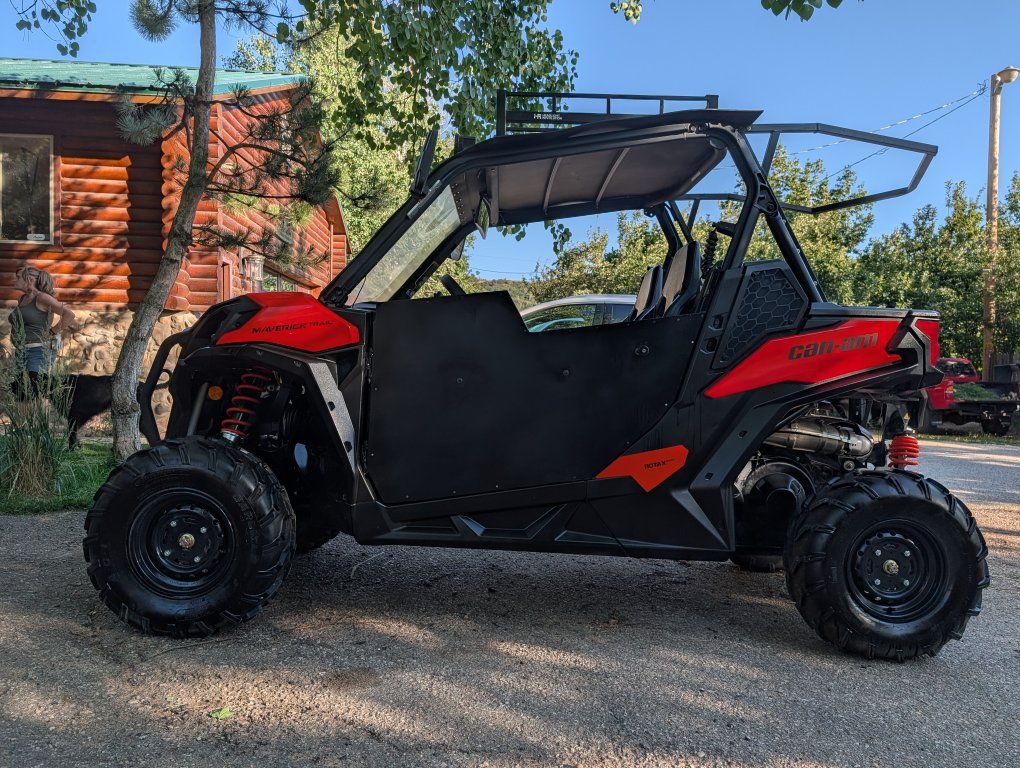 2021 Can-Am Maverick Trail 1000R UTV Side-by-Side with Roof Rack & Doors