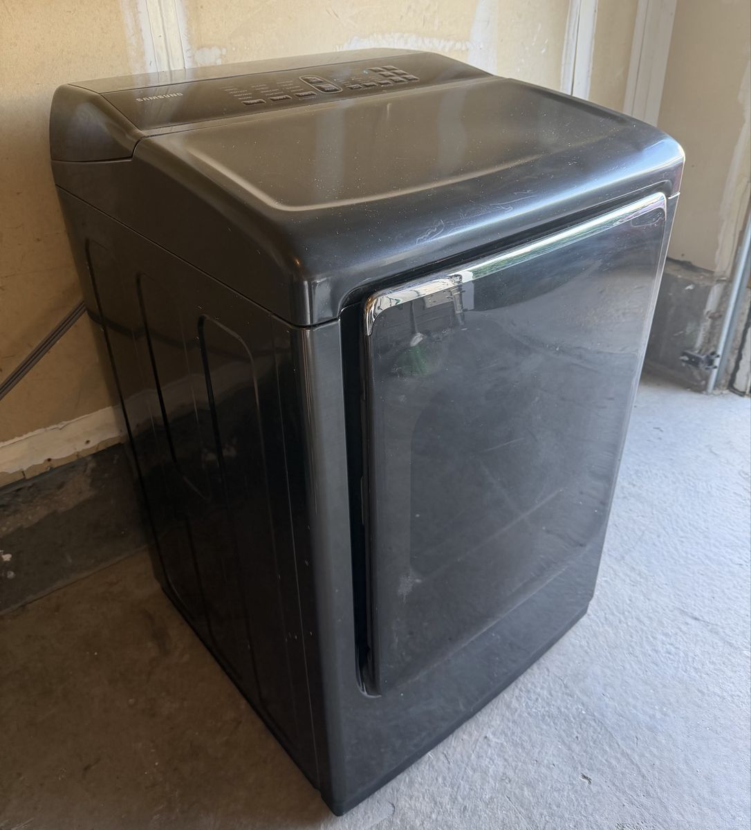 Samsung Electric Dryer Black Stainless Steel
