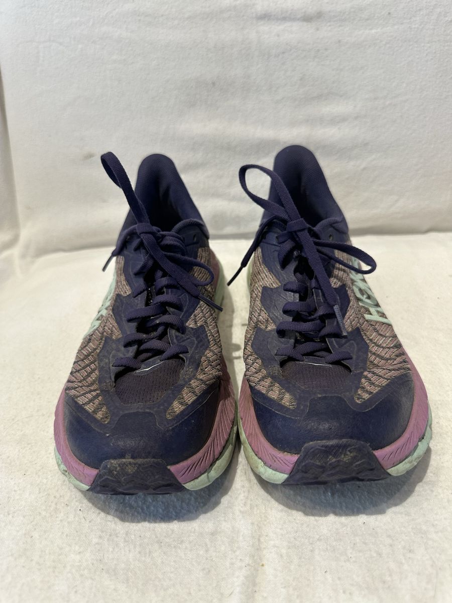 Hoka Mafate speed 4 women’s size 7.5 purple/beige trail shoes