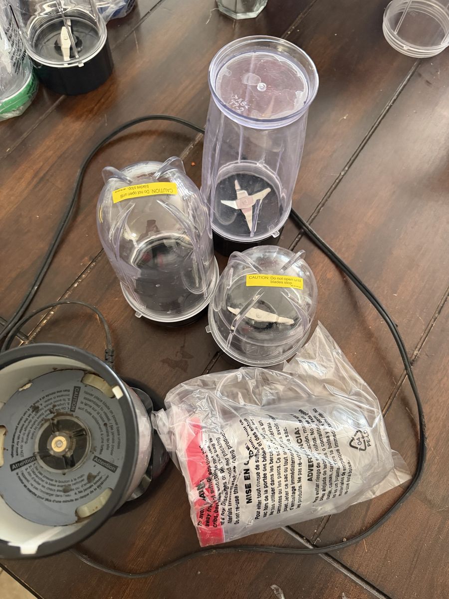 Magic Bullet Personal Blender Set with Base, Cups, and Accessories