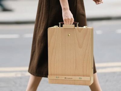 Wooden Tabletop Easel Box - Adjustable Drawing Box with Storage