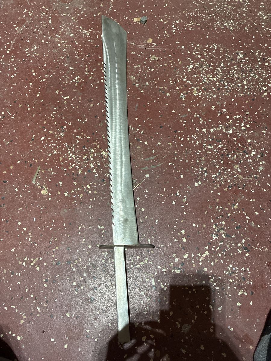 Handmade unfinished Full Tang Machete