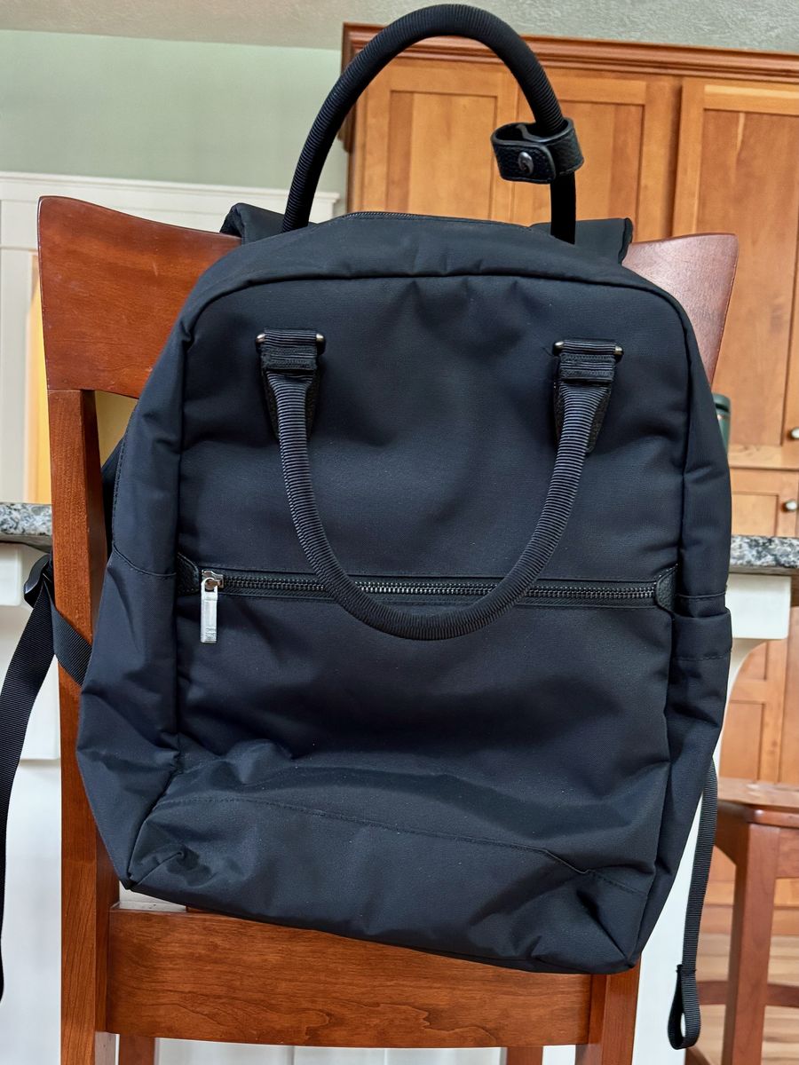 Black laptop backpack