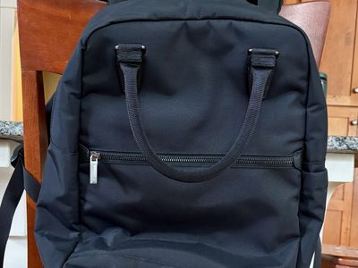Black laptop backpack