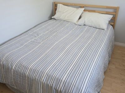 Queen Size Bed Frame and mattress.