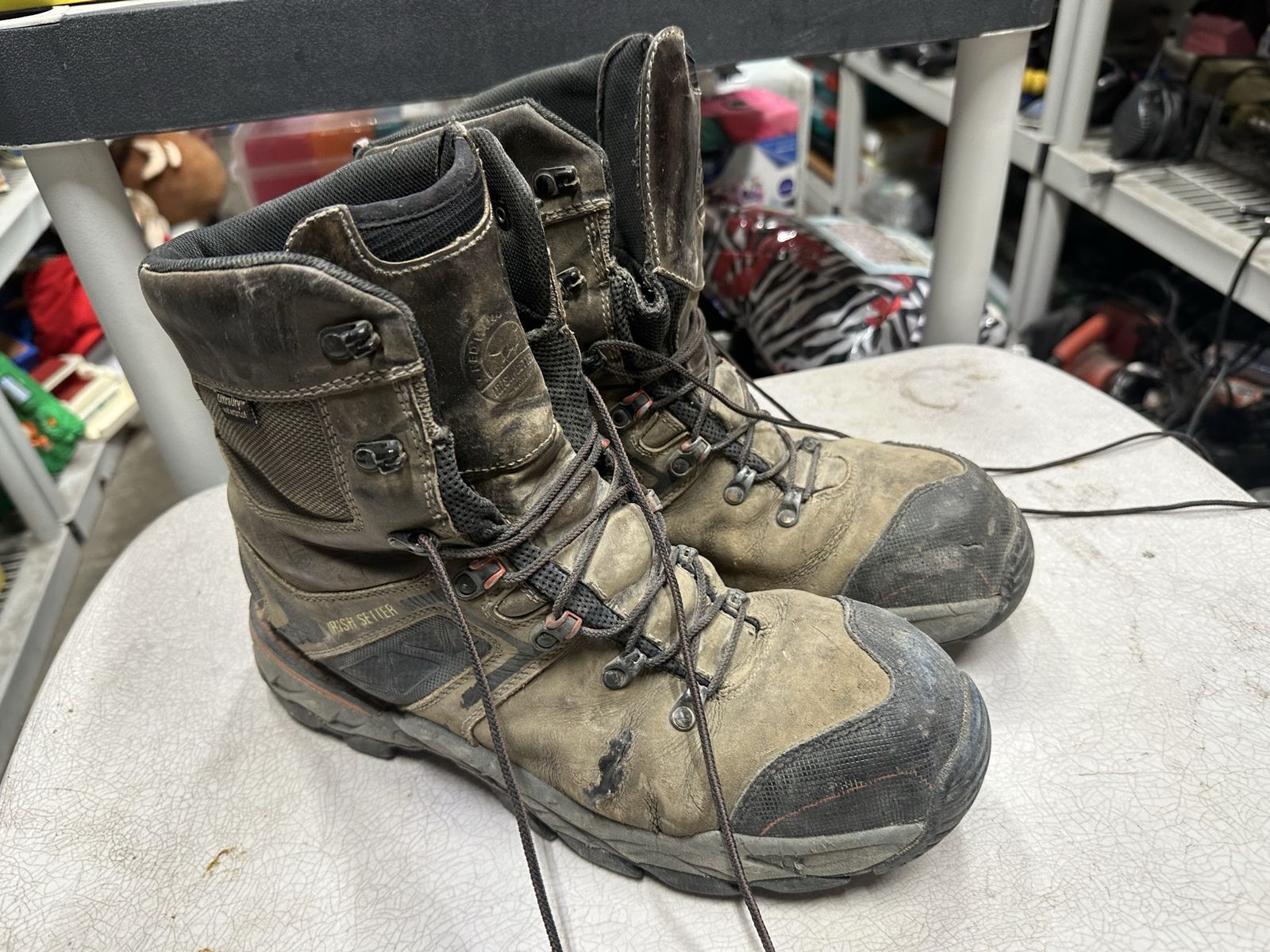 Size 13 Irish Setter Mens Crosby Waterproof Boots